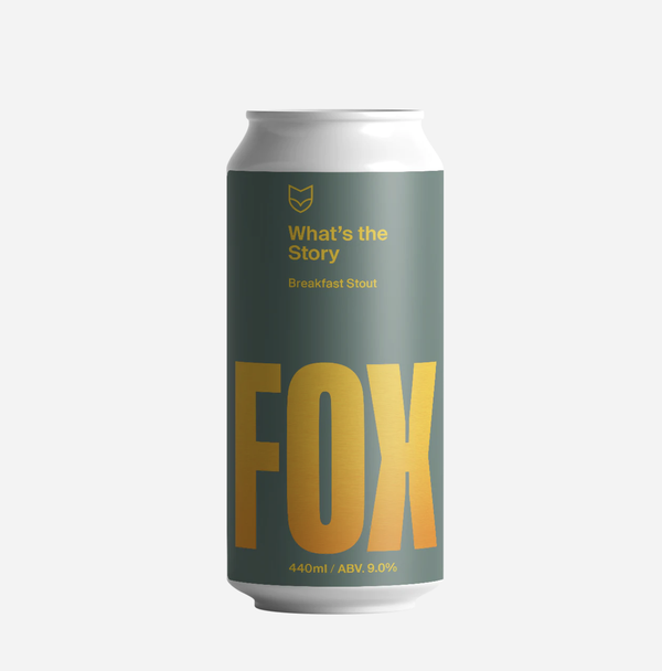 Fox Friday What's The Story Breakfast Stout 440ml