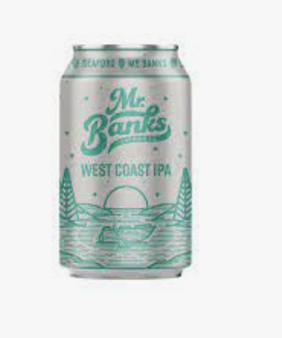 Mr Banks West Coast IPA 355ml - Hop Vine & Still